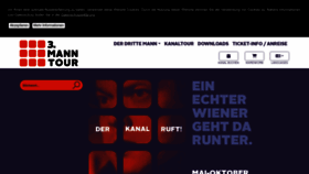 What Drittemanntour.at website looks like in 2024 