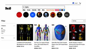 What Do3d.com website looks like in 2024 
