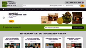 What Darabanth.com website looks like in 2024 