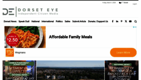What Dorseteye.com website looks like in 2024 