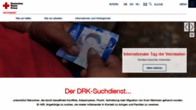 What Drk-suchdienst.de website looks like in 2024 