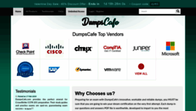 What Dumpscafe.com website looks like in 2024 