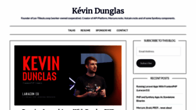 What Dunglas.dev website looked like in 2024 (1 year ago)