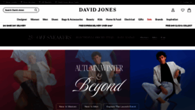 What Davidjones.com website looks like in 2024 