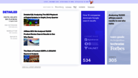 What Detailed.com website looks like in 2024 