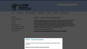 What Dgfdt.de website looks like in 2024 