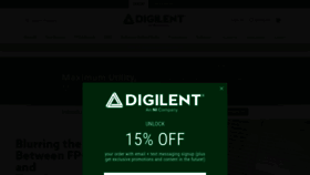 What Digilentinc.com website looks like in 2024 