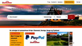 What Dancenter.dk website looks like in 2024 