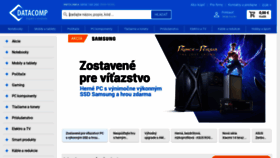 What Datacomp.sk website looks like in 2024 