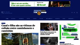 What Douradosagora.com.br website looks like in 2024 