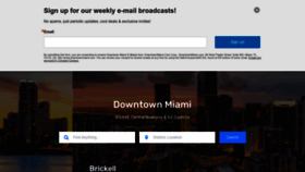 What Downtownmiami.com website looks like in 2024 