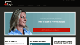 What Dipago.de website looks like in 2024 