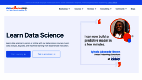 What Datasciencedojo.com website looks like in 2024 