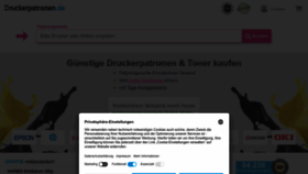 What Druckerpatronen.de website looks like in 2024 