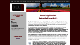 What Dutchcivillaw.com website looks like in 2024 