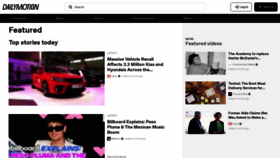 What Dailymotion.com website looks like in 2024 