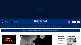 What Dailyherald.com website looks like in 2024 