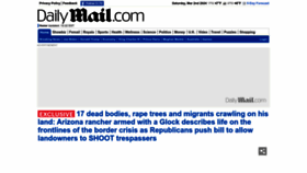 What Dailymail.co.uk website looks like in 2024 