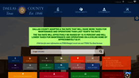 What Dallascounty.org website looks like in 2024 