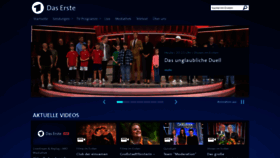 What Daserste.de website looked like in 2024 (1 year ago)
