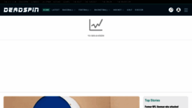 What Deadspin.com website looks like in 2024 