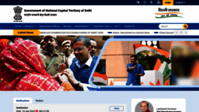 What Delhi.gov.in website looks like in 2024 