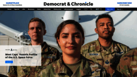 What Democratandchronicle.com website looks like in 2024 