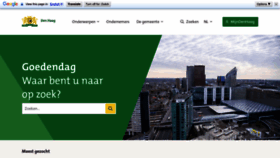 What Denhaag.nl website looks like in 2024 