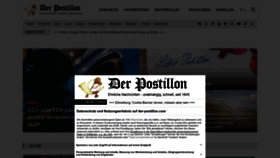What Der-postillon.com website looks like in 2024 