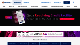 What Discovery.co.za website looked like in 2024 (1 year ago)