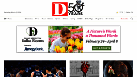What Dmagazine.com website looks like in 2024 