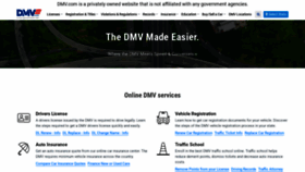 What Dmv.com website looked like in 2024 (1 year ago)