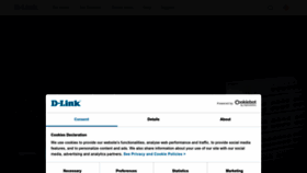 What Dlink.com website looks like in 2024 