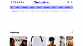 What Doctissimo.fr website looks like in 2024 