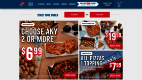 What Dominos.com website looks like in 2024 