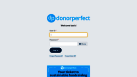 What Donorperfect.net website looks like in 2024 