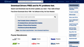 What Driverguide.com website looks like in 2024 