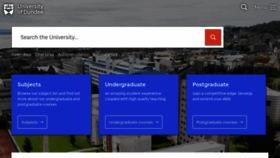 What Dundee.ac.uk website looks like in 2024 