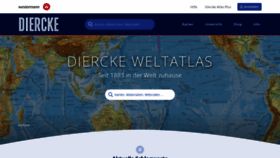 What Diercke.de website looks like in 2024 