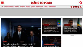 What Diariodopoder.com.br website looks like in 2024 