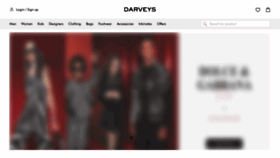 What Darveys.com website looks like in 2024 