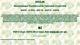 What Dmne.de website looks like in 2024 