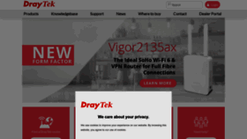 What Draytek.co.uk website looks like in 2024 