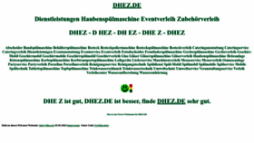 What Dhez.de website looks like in 2024 