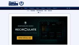 What Dontcrack.com website looked like in 2024 (1 year ago)