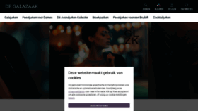 What Degalazaak.nl website looks like in 2024 