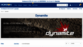 What Dynamiterc.com website looks like in 2024 