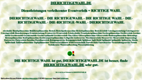 What Dierichtigewahl.de website looked like in 2024 (1 year ago)