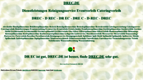 What Drec.de website looks like in 2024 