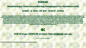 What Dtrm.de website looked like in 2024 (1 year ago)